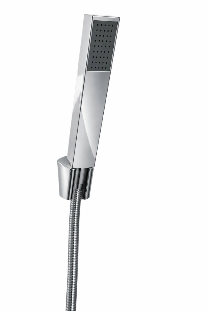 Set doccia con deviatore a pressione, braccio cm 40