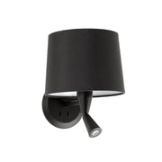 CONGA Lampada da parete con lettore nera/nera 215