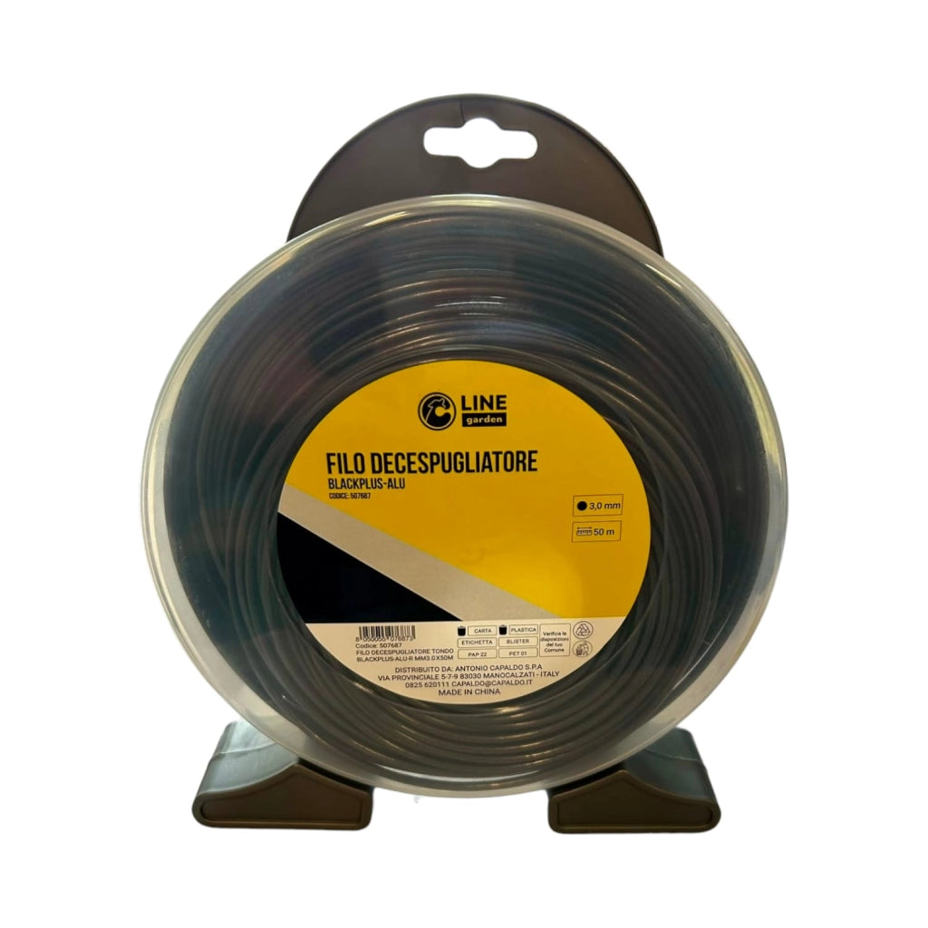 FILO DECESPUGLIATORE TON BLACKPLUS-ALU-R 3,0MMX50M