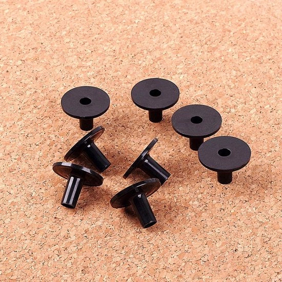 Accessori per tamburo 8-delig - base a flangia - plastica - protezione - facile da installare - dimensioni 38,8 x 26,8 x 9 mm