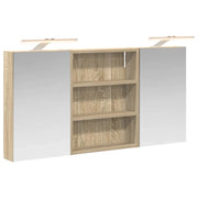 Set di Armadi da Bagno | Armadio da bagno con lo scaffale 3 pz 100 x 10,5 x 50 cm