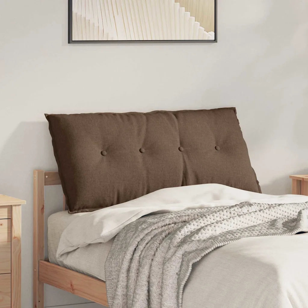 Cuscino per Schiena | Cuscino dorsale Marrone 100 x 19 x 50 cm Tessuto