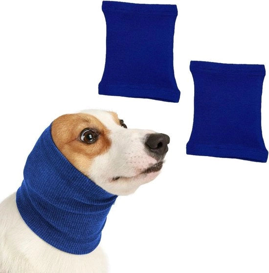 Set di 2 cappucci anti-ruggine per cani orecchini protettori di rumore per riduzione del rumore.