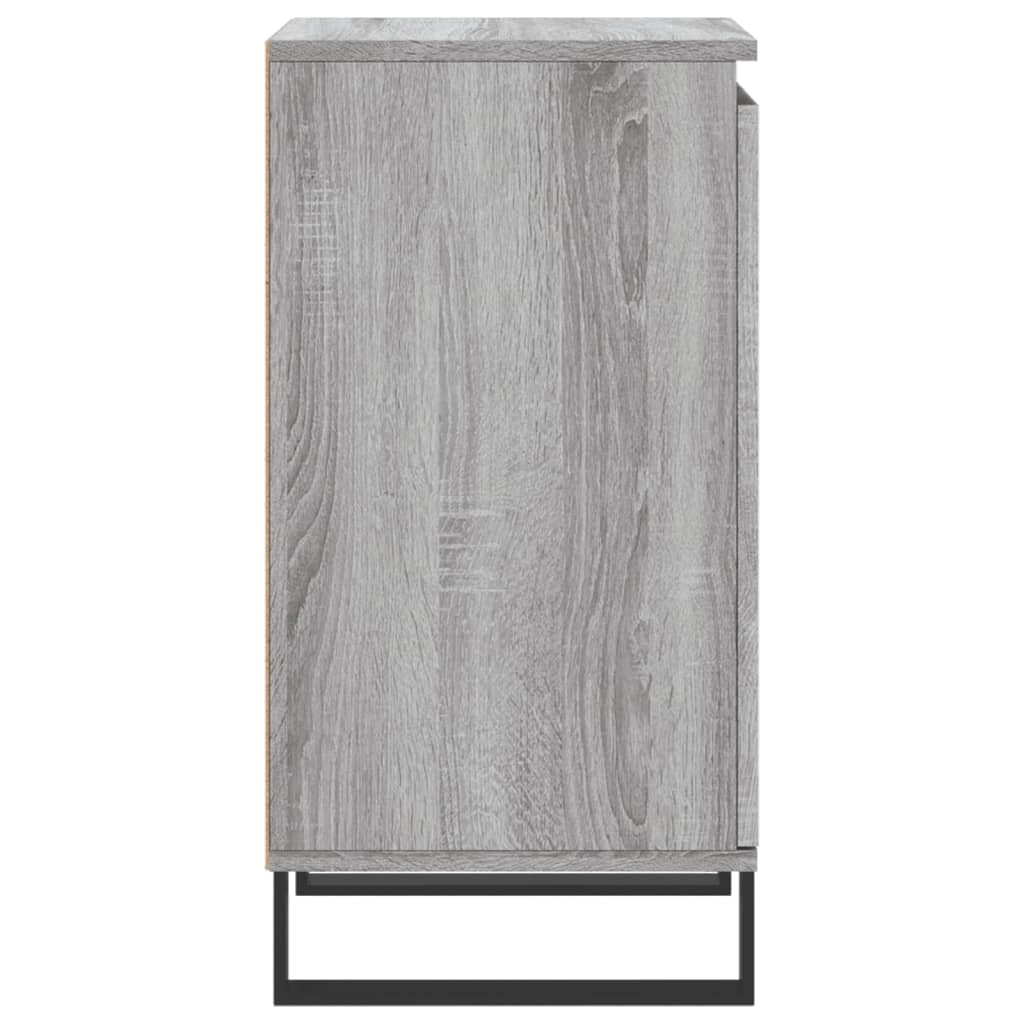 Buffet credenza cassettiera armadio mobile contenitore organizer cucina soggiorno Sonoma 40 x 35 x 70 cm legno ingegnerizzato grigio 02_0036361