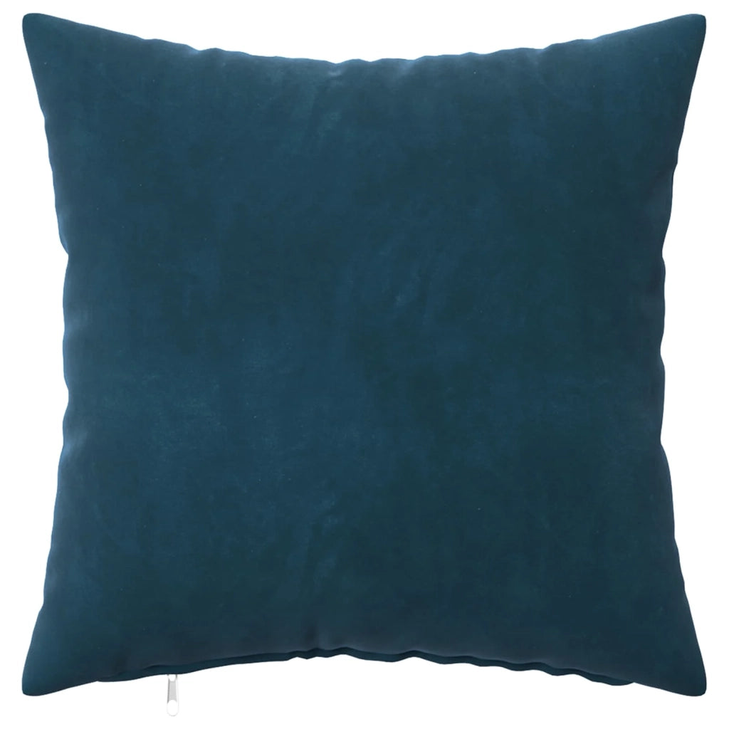 Federa 6 pcs HEERLEN Blu 30 x 30 cm Velluto 907366