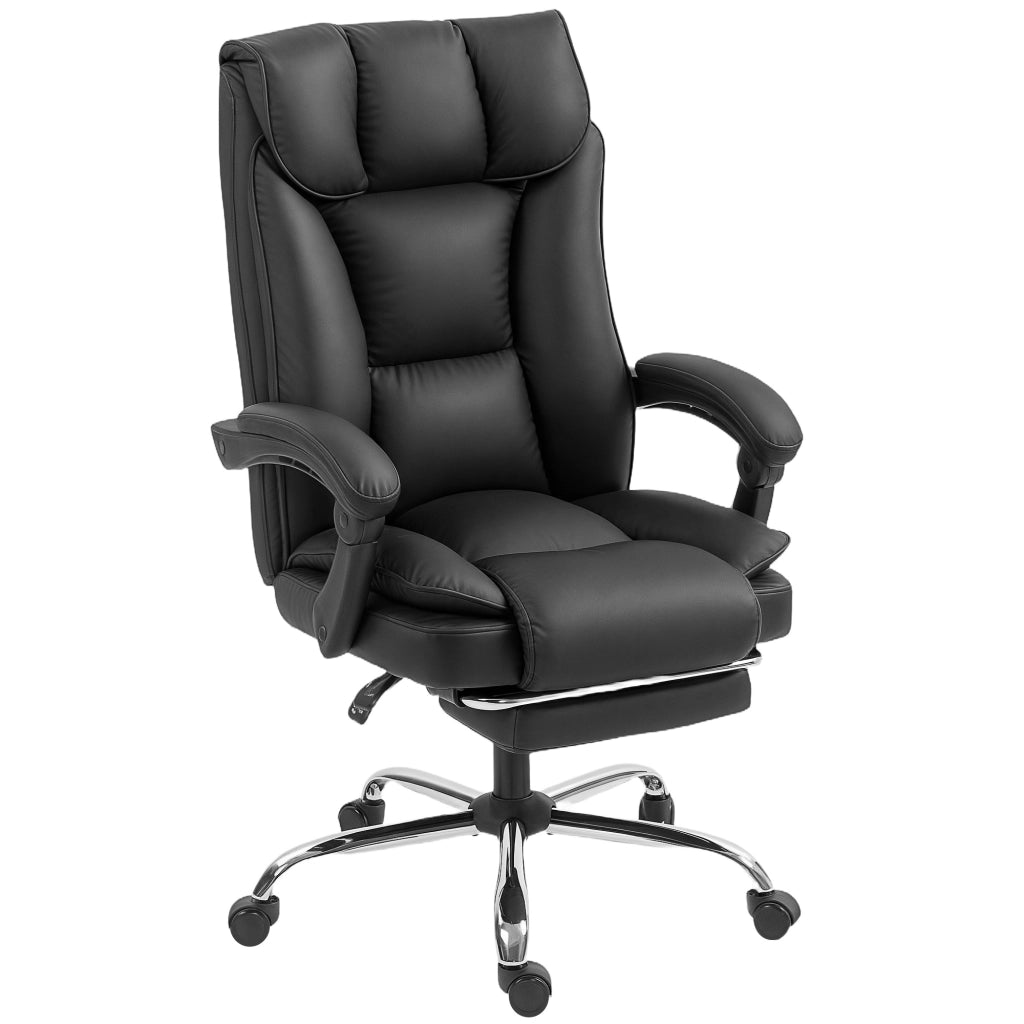 Sedia da ufficio ergonomica reclinabile con poggiapiedi ¨C zephmum ¨C nero