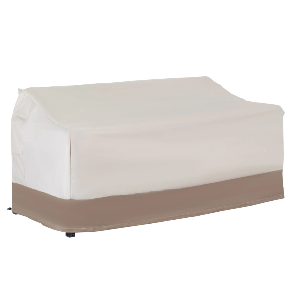 Copertura Protettiva per Banco da Giardino ¨C Zephmum ¨C Grigio 152x87x59/79cm