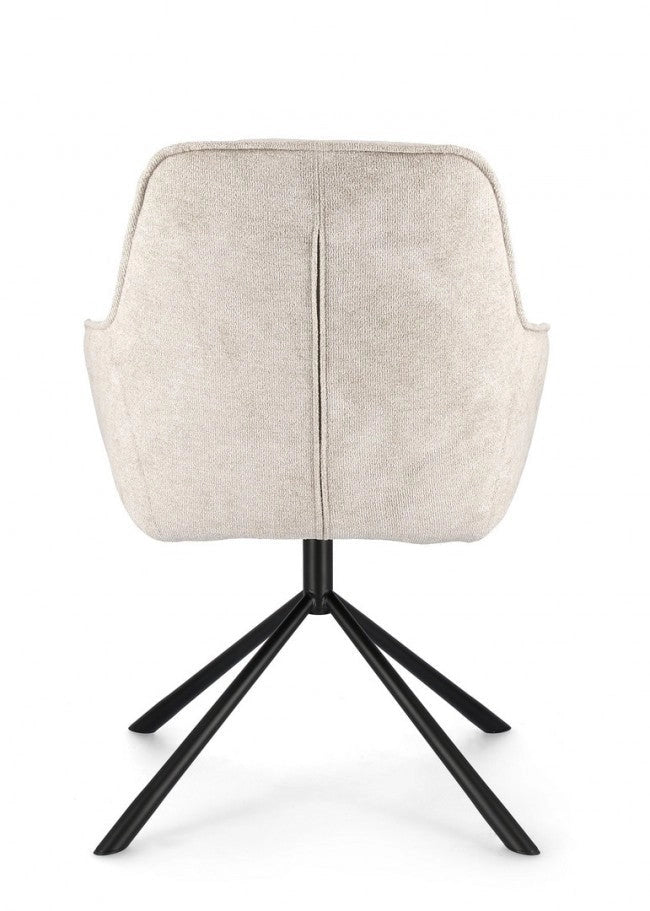 Set 2 Poltrone 56x65x86h cm Grant Avorio