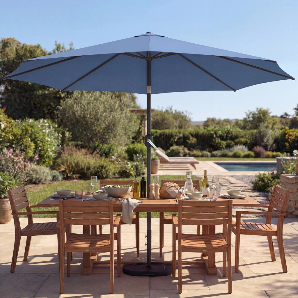 Ombrellone da giardino ?295 cm ¨C zephmum ¨C Blu