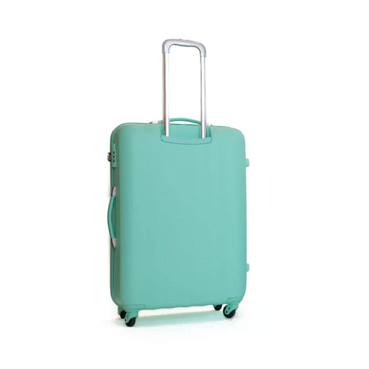 Trolley Valigia Grande Rigida in ABS 4 Ruote TSA Ravizzoni Icon Verde Acqua