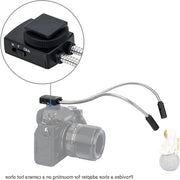Attacco per Macrolens LED per Fotocamera Digitale - Fotografia Macro - Zoccolo Insetto-Flora-Accessori - Montaggio su Foot - Due Fonti LED - 5 Niveaux di Brillantezza - CRI 95+ 5600K