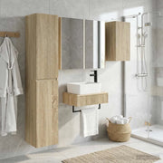 Set di mobili per il bagno 5 pcs Rovere Sonoma 3407281