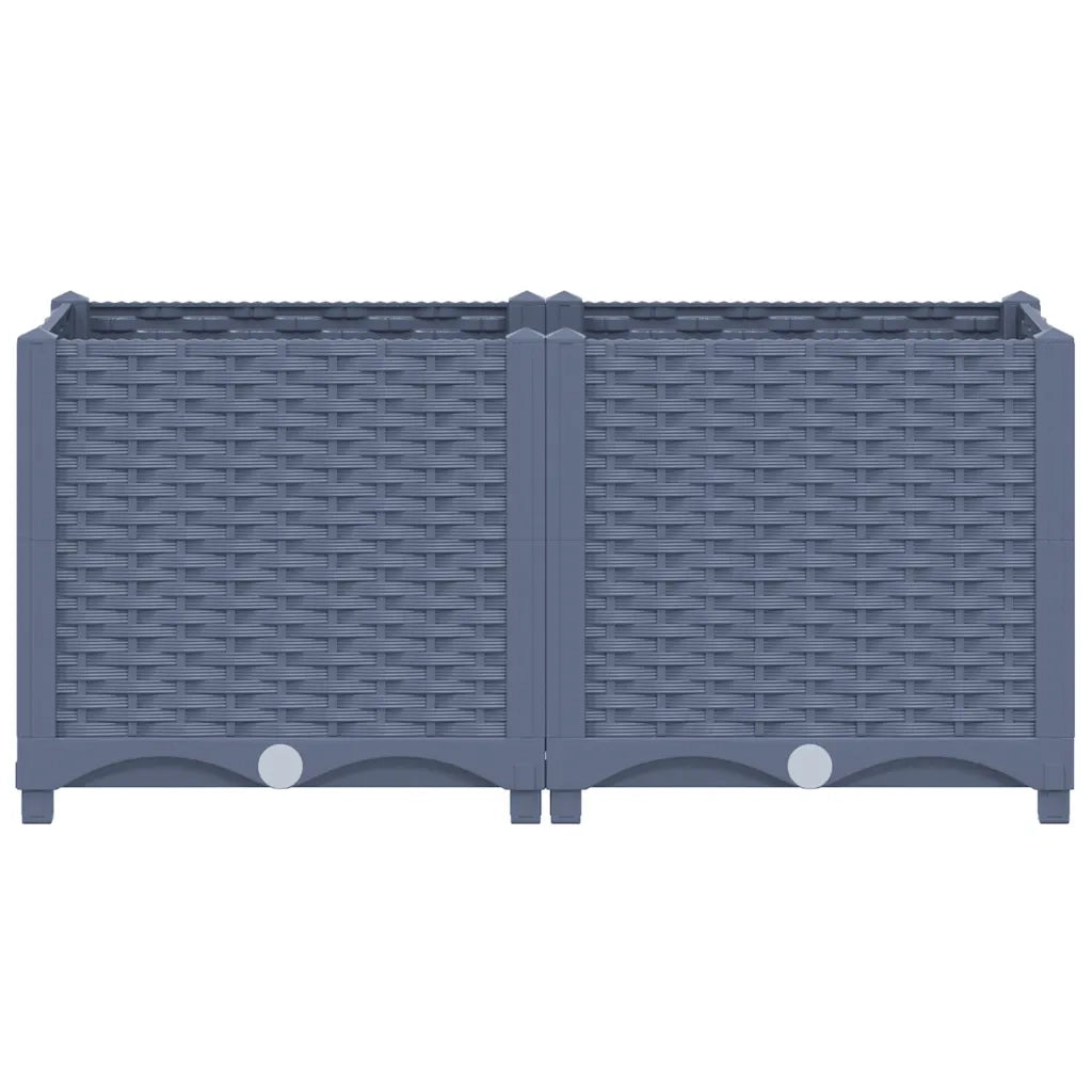Fioriera Rialzata 80x40x38 cm in Polipropilene 310402