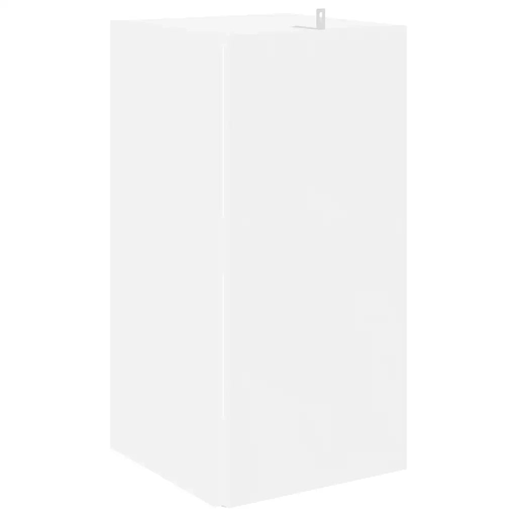 Pensile Angolare Bianco 33x33x67 cm in Legno Multistrato 809017