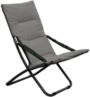 Tata Linda SEDIA PIEGHEVOLE CAPRI cm. 83x50x93 h col. Grigio scuro 2.00 pz