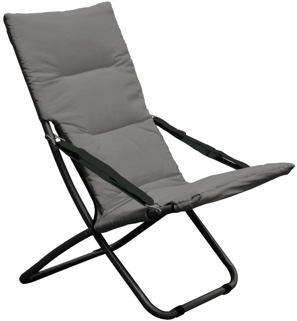 Tata Linda SEDIA PIEGHEVOLE CAPRI cm. 83x50x93 h col. Grigio scuro 2.00 pz