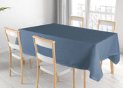 Tovaglia Cucina Soggiorno In Cotone Con Orlo A Giorno In Tinta Unita Ajour - 140x300cm - Carta Da Zucchero