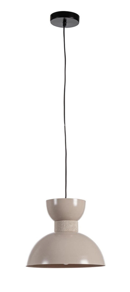 Lampadario a Sospensione in Metallo con Dettaglio in Cotone D21 - SHIORI
