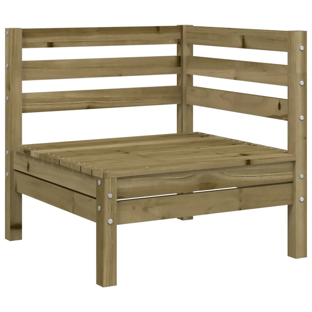 Set Divani da Giardino 8pz con Cuscini Legno Impregnato di Pino