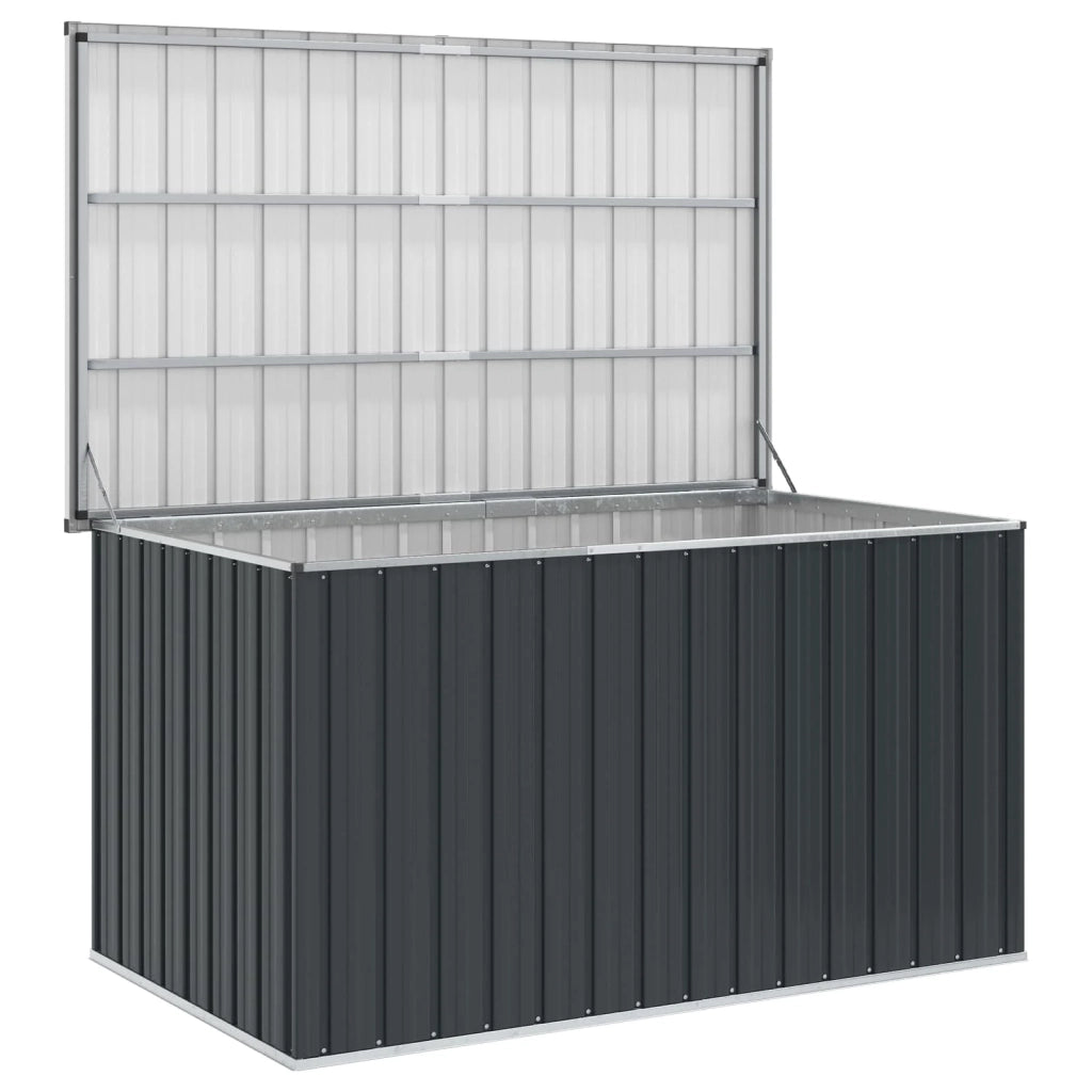 Baule da Giardino Antracite 171x99x93 cm 46271