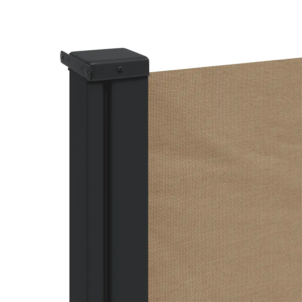 Tenda da Sole Laterale Retrattile Tortora 100x300 cm 4004274