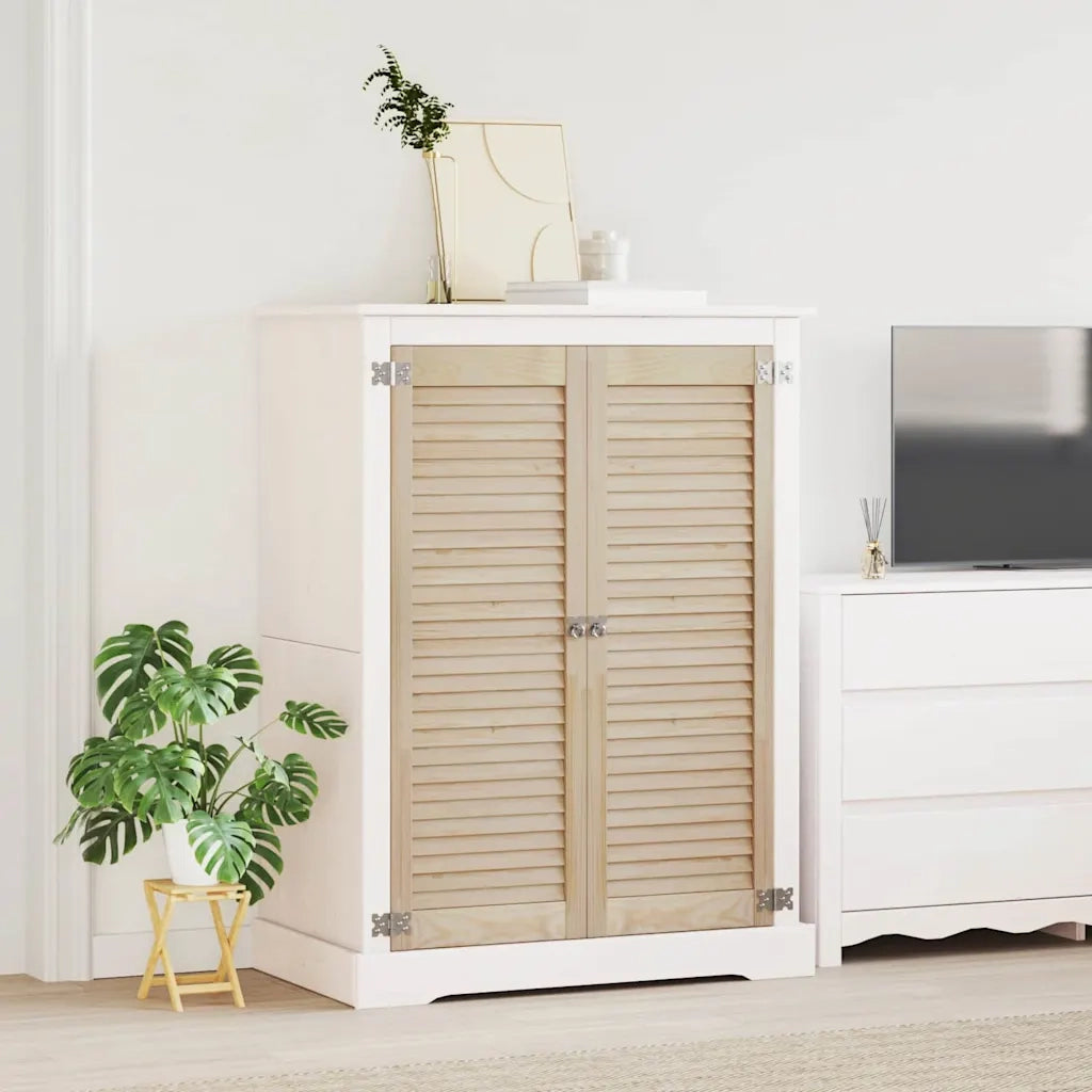vidaXL Porte per Armadi con porta 2 pcs Marrone 110 x 39.5 x 2.1 cm