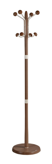 Attaccapanni Herdasa legno di faggio finitura noce 180x37x37