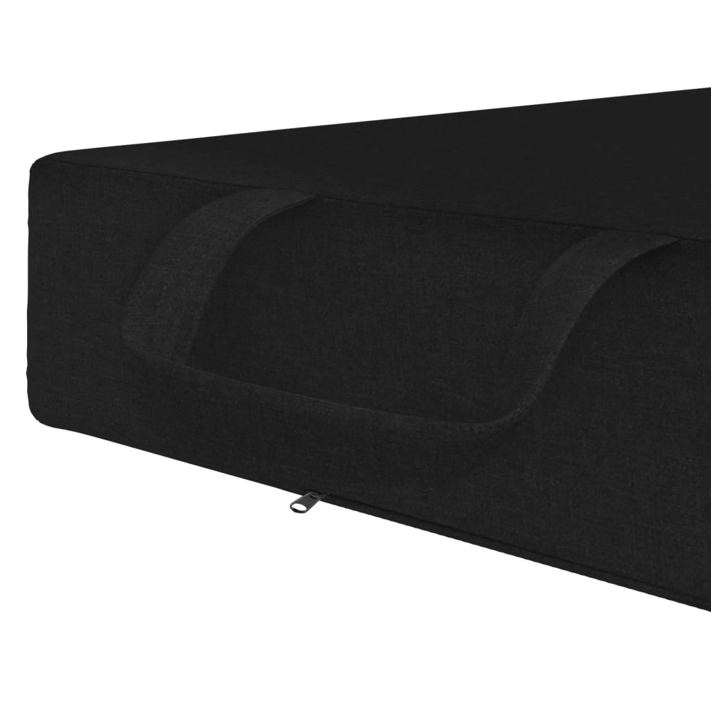 Divano Letto Pieghevole 75 x 63 x 45 cm Nero 900138