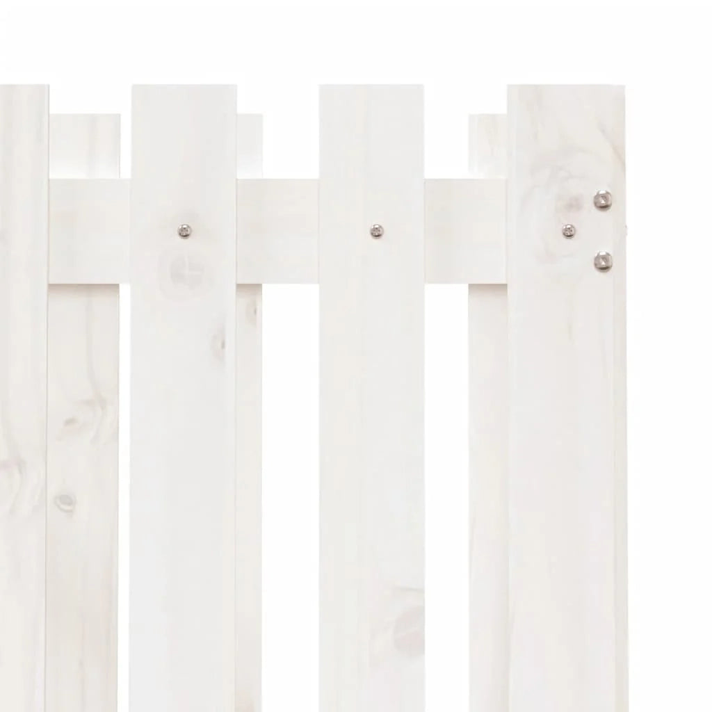 Fioriera rialzata per piante fiori e terrazze con design a recinzione 70 x 70 x 70 cm pino bianco massiccio 02_0038114