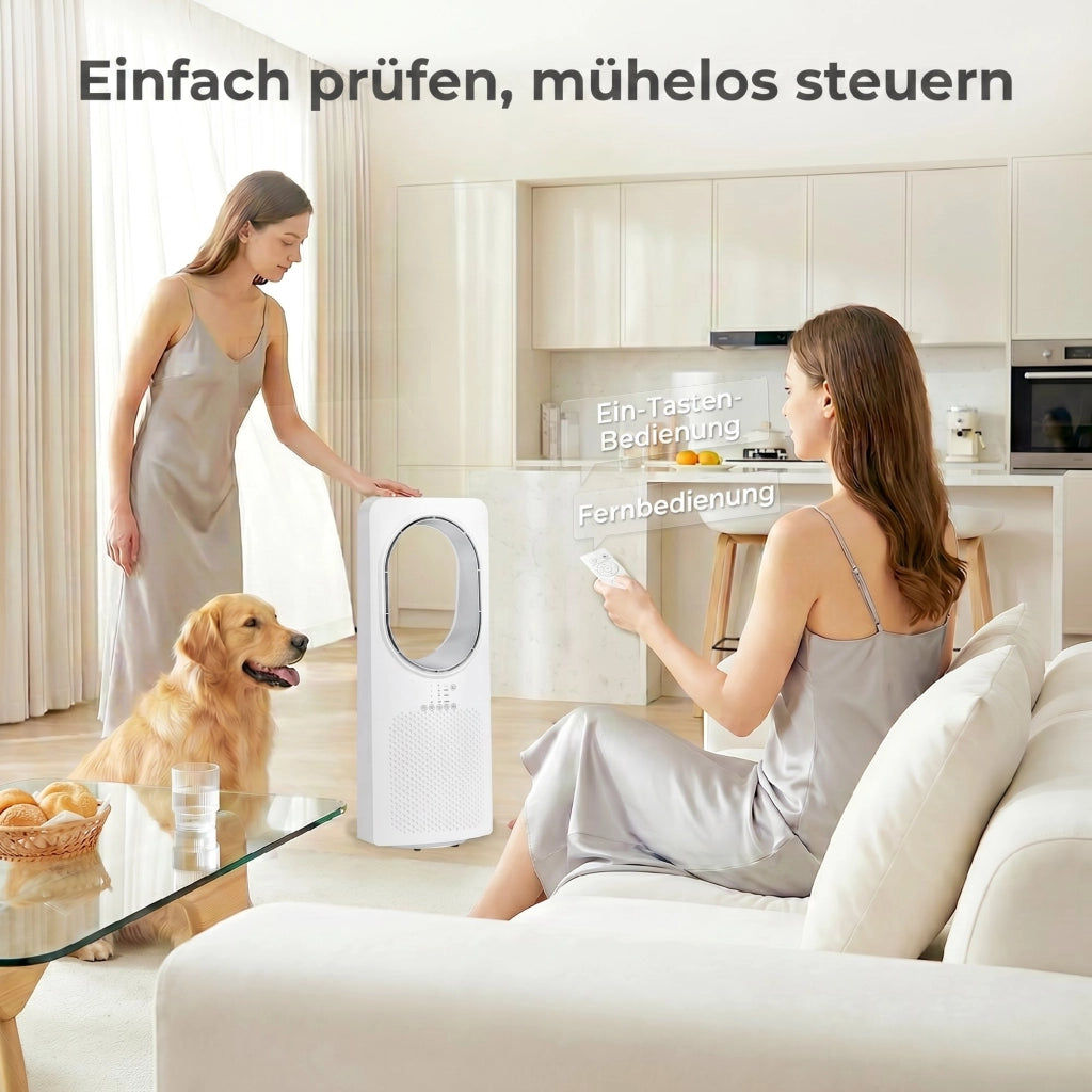 Ventilatore da tavolo per cameretta ¨C zephmum ¨C bianco