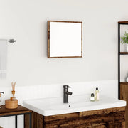 Specchio da bagno LED Legno vecchio 40 x 37 x 8.5 cm 875411