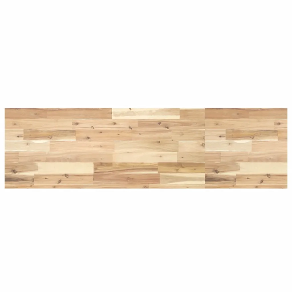 Mensole da Parete 2 pz 140x40x4 cm Legno Acacia Non Trattato