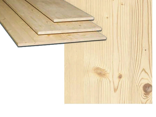TAVOLA LEGNO ABETE LAMELLARE CM.1,8X200X60