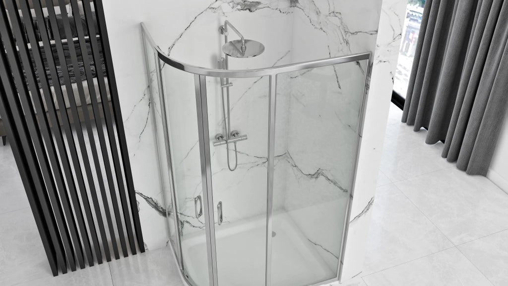 Piatto Doccia Rea Look White 80x100 sinistra