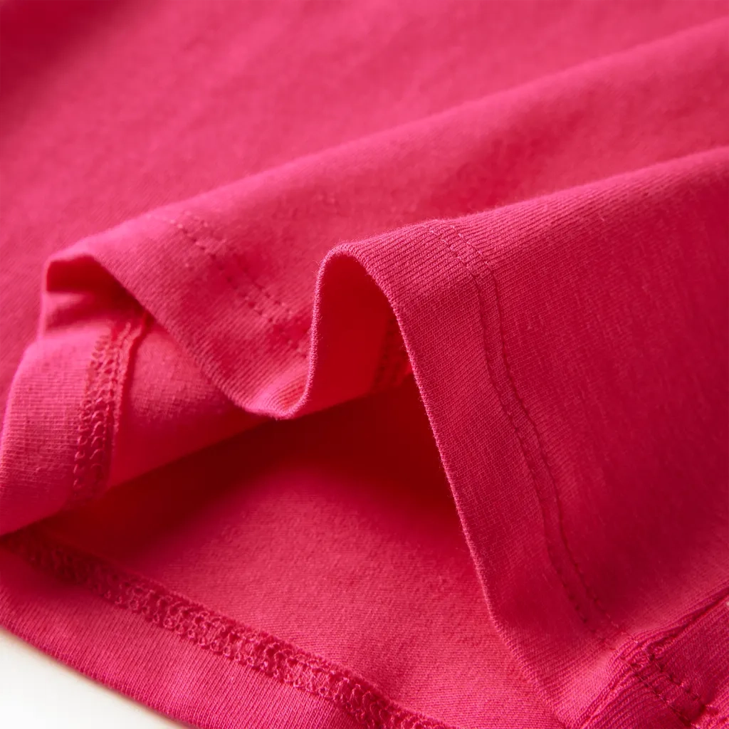 Maglietta da Bambina a Maniche Lunghe Fucsia 128 13532