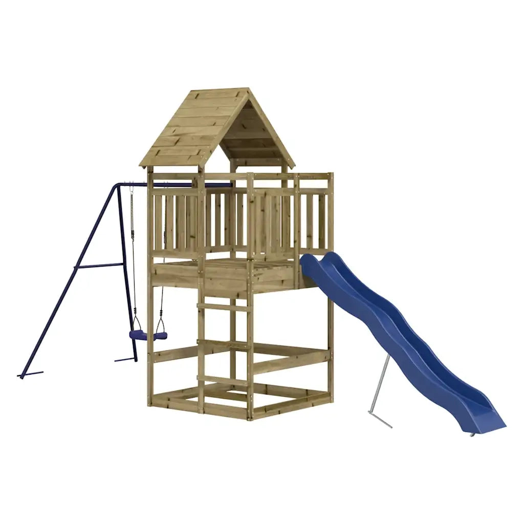 Set da Gioco da Esterno in Legno di Pino Impregnato 3157017