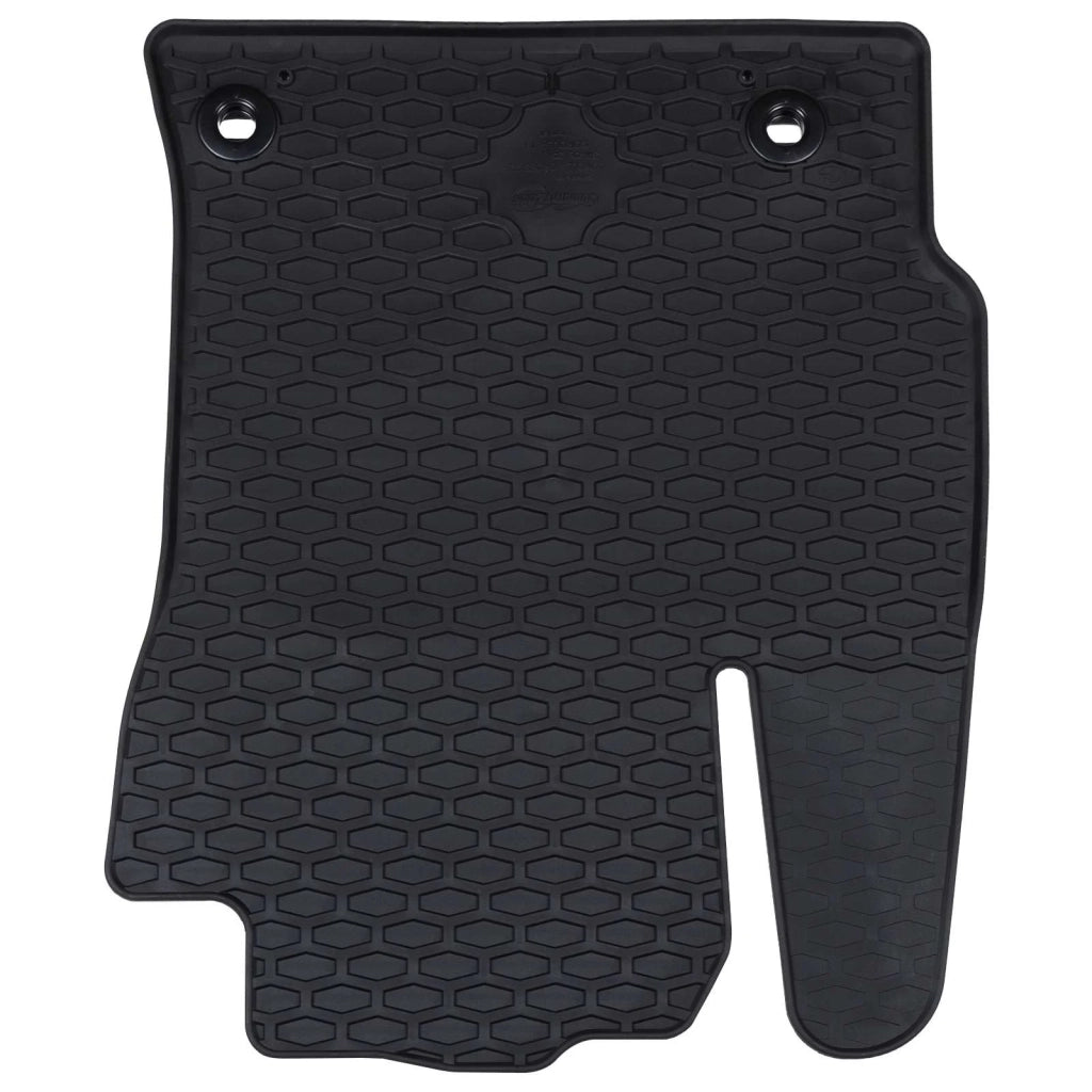 Tappetino per Auto 4 pz Nero Gomma CFW4552734
