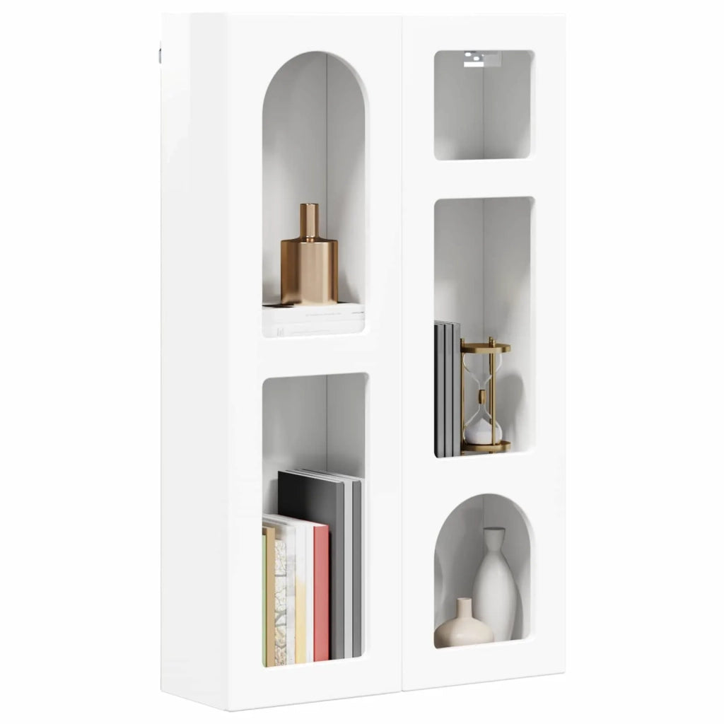 Armadio pensile con lo scaffale Bianco Lucido 59 x 20 x 100 cm CFW4976758
