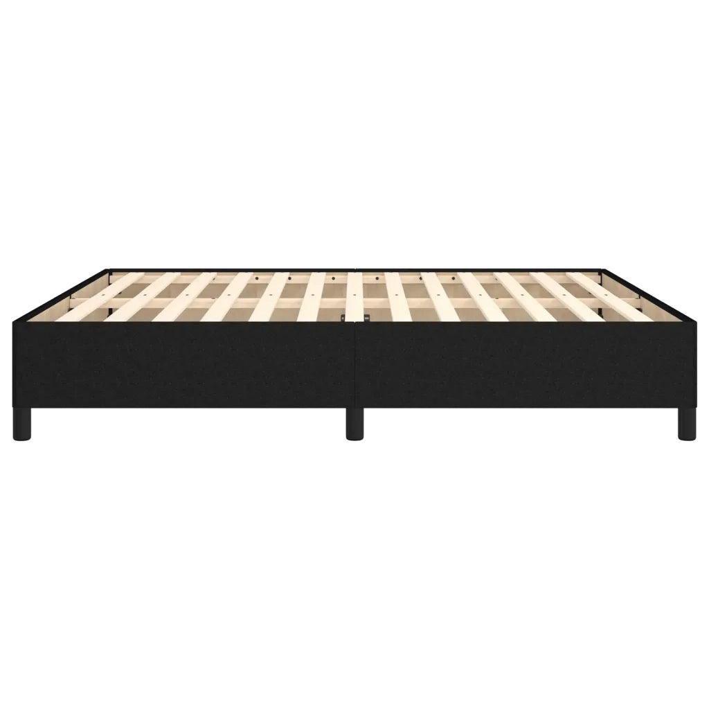 Giroletto senza Materasso Nero 180x200 cm in Tessuto 347084