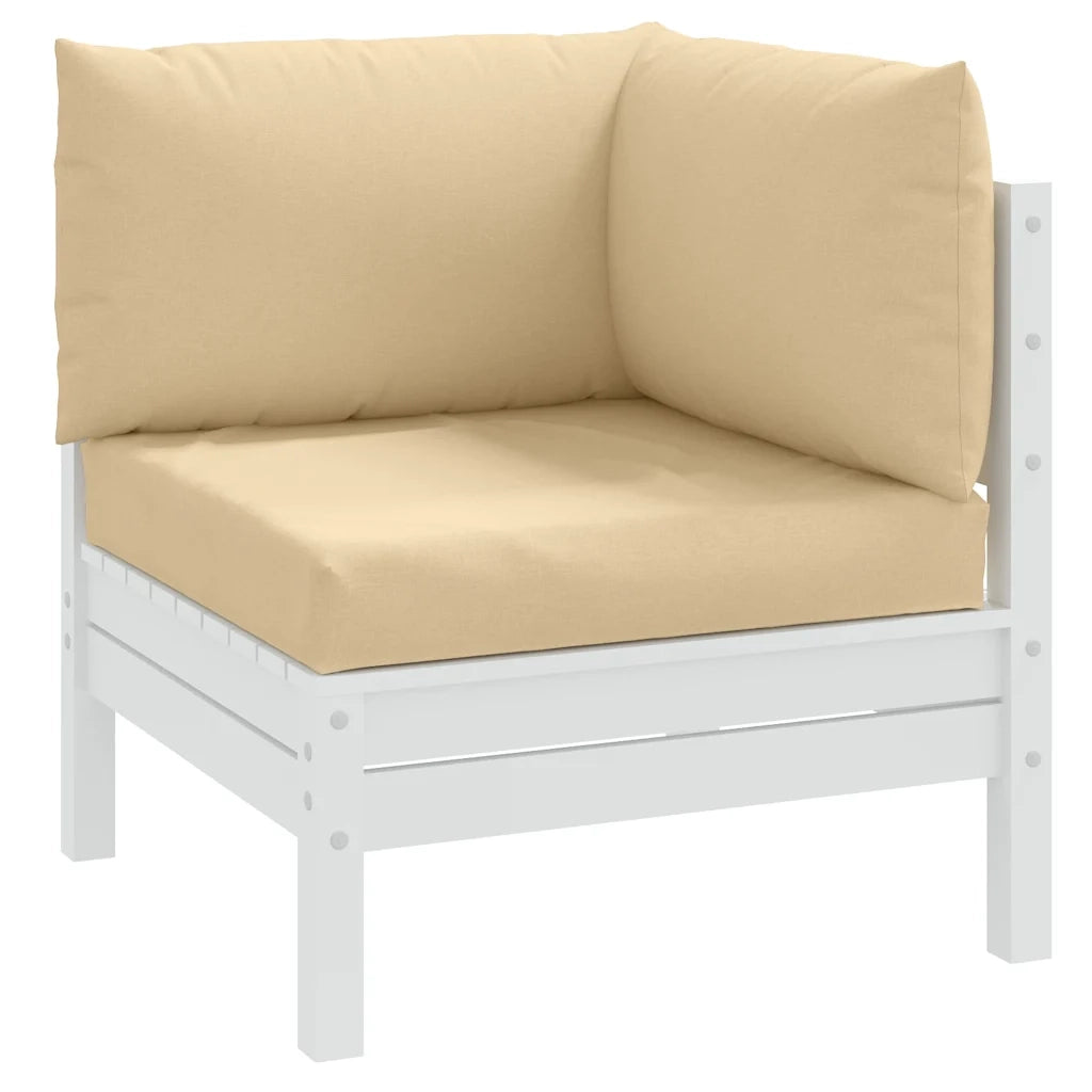 Cuscini per Pallet 3 pz | Cuscini per sedie Beige M¨¦lange in Tessuto