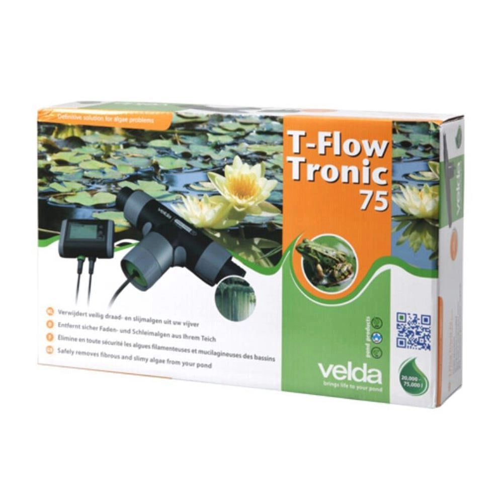 Velda T-Flow Tronic - ionizzatore antialghe per laghetti Modello: 75