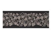 Tappeto Passatoia Tessuto Jacquard Linea Emozioni Disegno Amour Nero - 57x90 - Nero