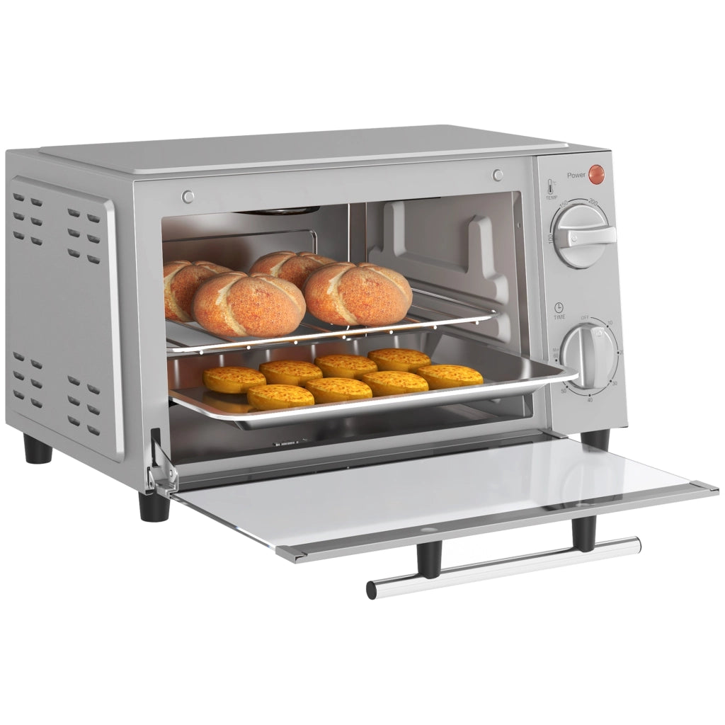 Mini Forno Elettrico 9L ¨C Xylo ¨C Acciaio Inox con Teglia e Griglia