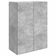 Mobiletto a muro Grigio Cemento 66 x 34,5 x 90 cm