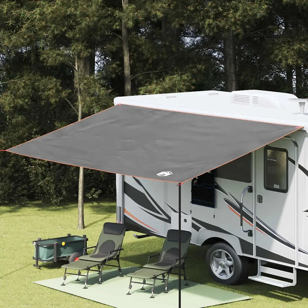 Tarp resistente all'acqua Grigio e arancione 240 x 460 cm 42001037