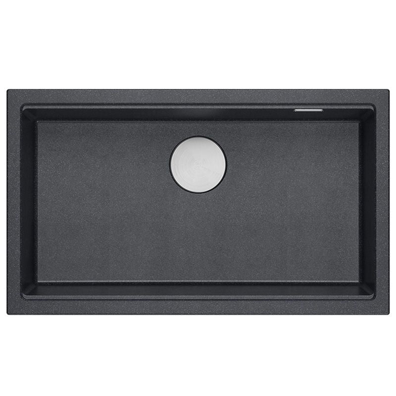 Lavello In Granito Logan 110 Black Metallic Oro