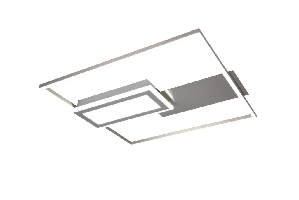 Plafoniera LED geometrica SPIRO RL 32W cromo 53 cm