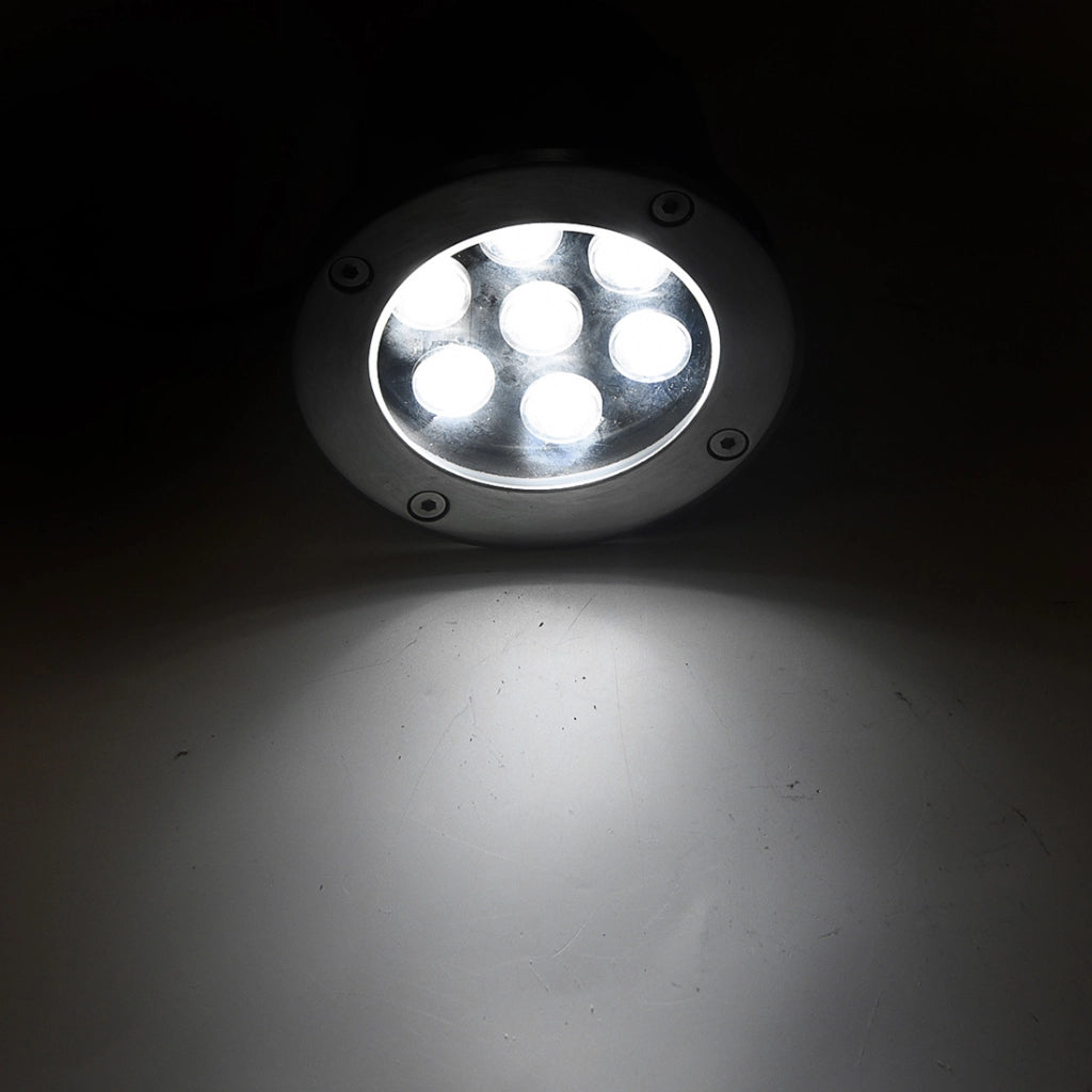 FARETTO LED SEGNAPASSO CALPESTABILE 7W DA INCASSO - LUCE FREDDA 6500K° IP65 PER ESTERNI E GIARDINI