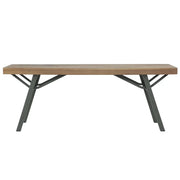 Panchina da Giardino 120 cm in Legno Massello d'Acacia 44252