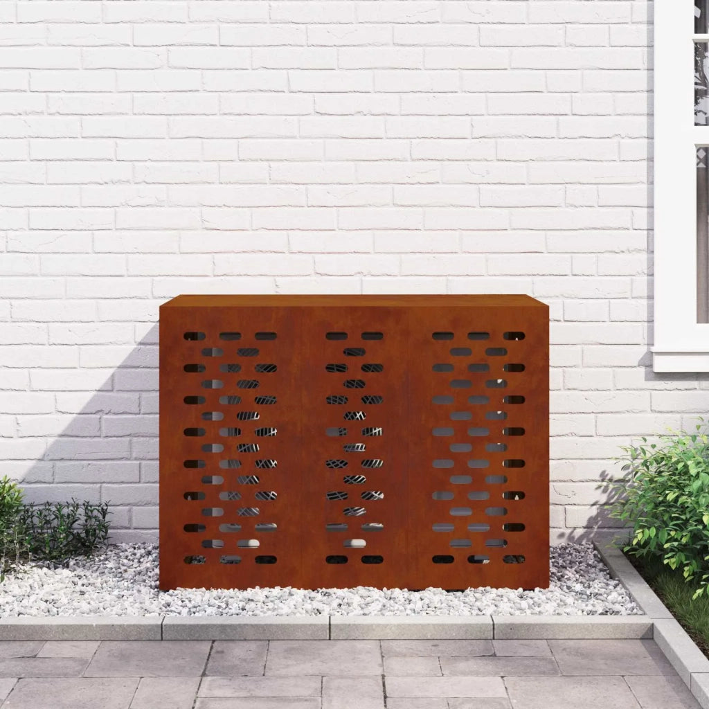 Copertura per condizionatore d'aria Ruggine 110 x 50 x 80 cm 865910